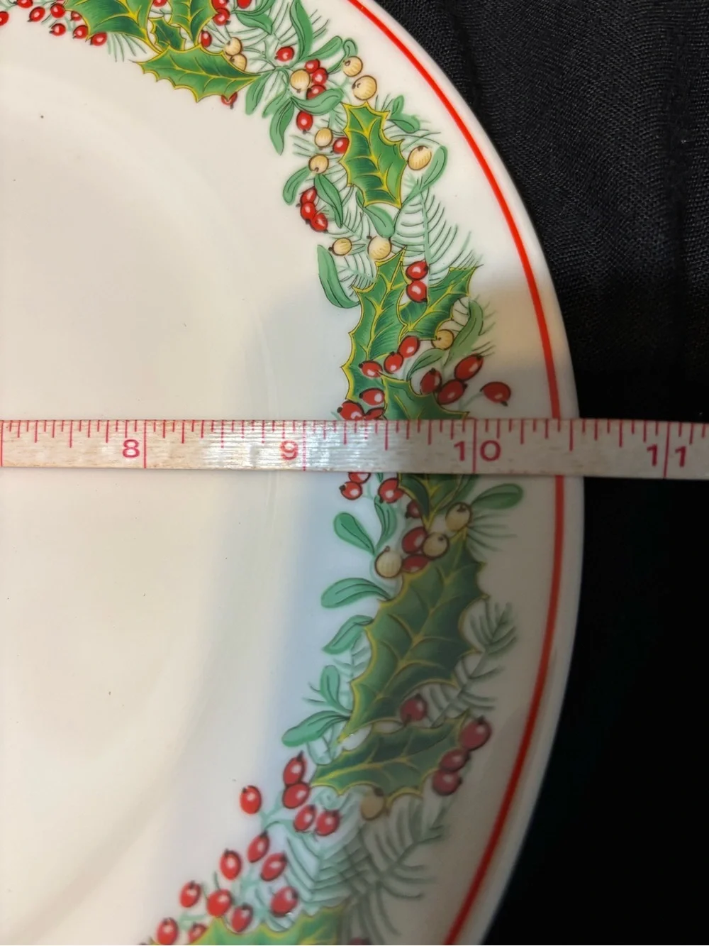 Vista Alegre Christmas Magic 10 1/2” Dinner Plate with Toy Soldier Band